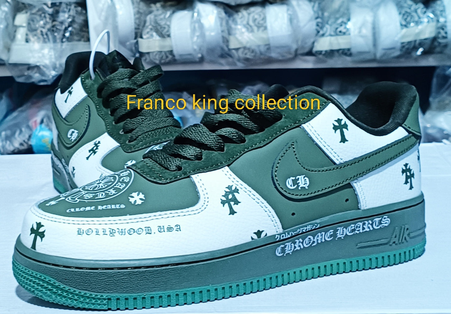 1. Airforce 1 Chrome Hearts