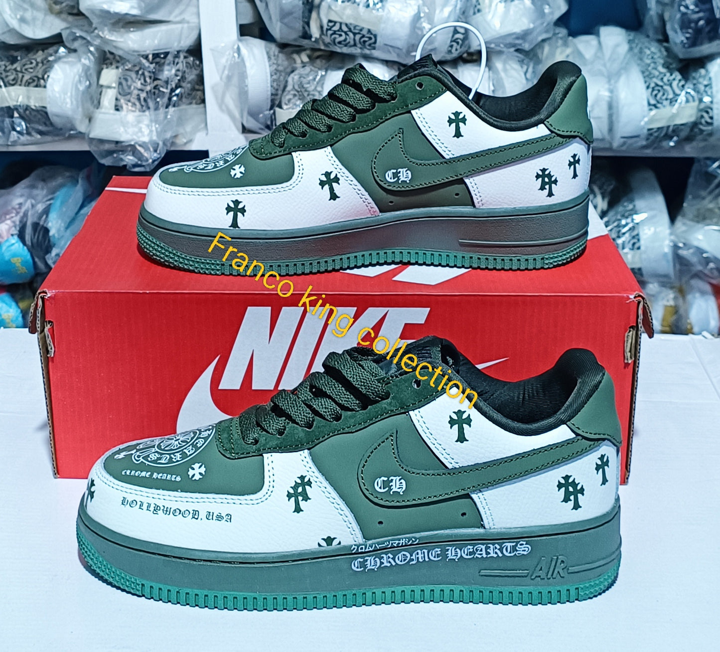 1. Airforce 1 Chrome Hearts