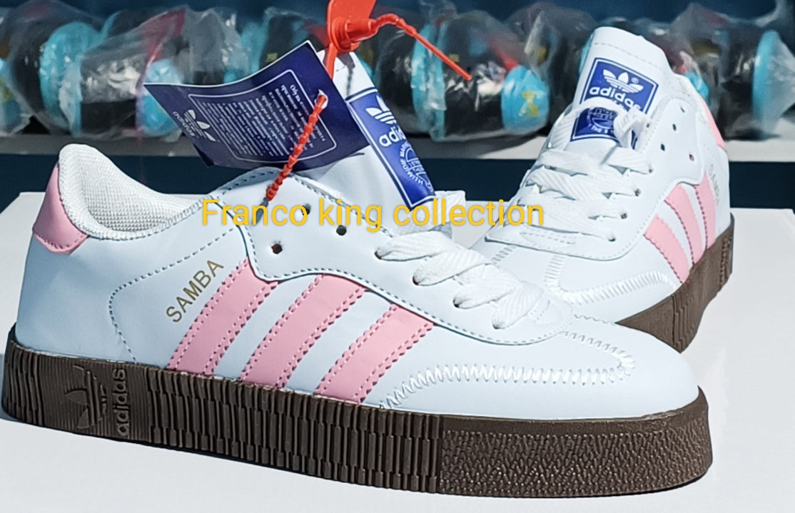 adidas gazelle silver green womens W Samba OG (Pink Spark/Shadow Red) – Corporate main image 1