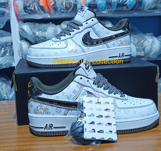 1. Airforce 1 LV - customized  100% leather