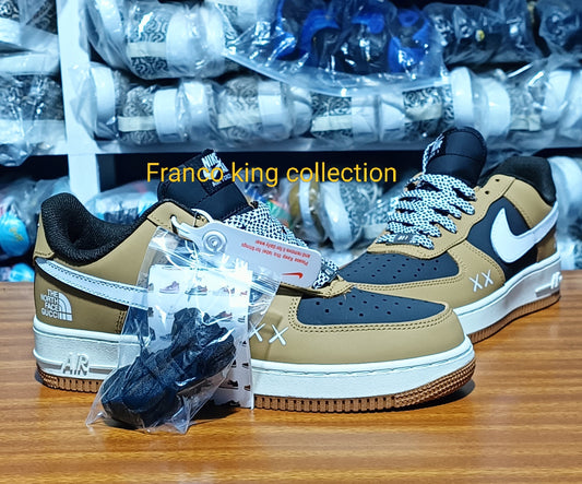 1. Airforce 1 customized - The north face