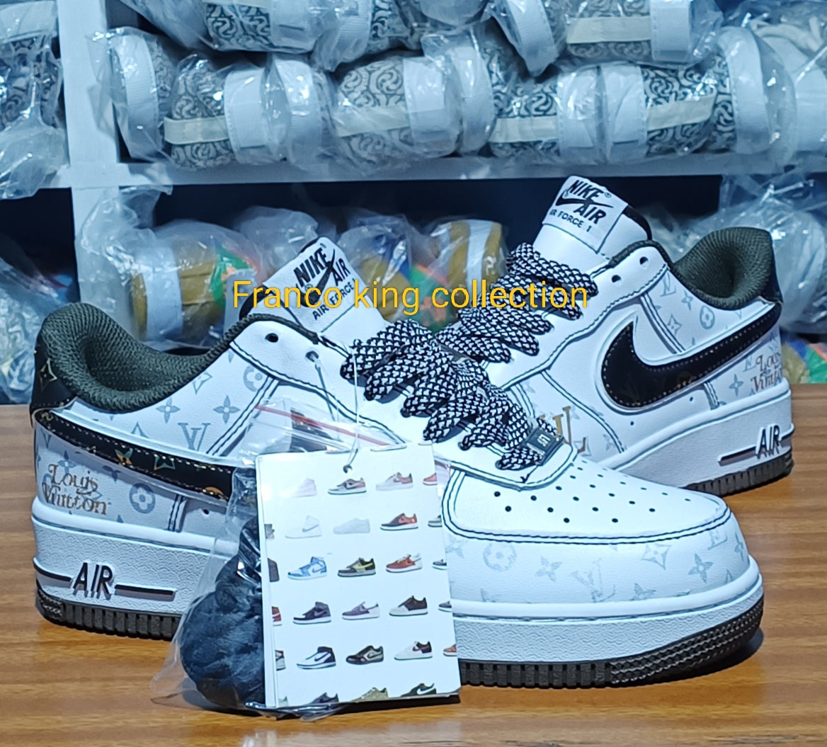 1. Airforce 1 LV - customized  100% leather