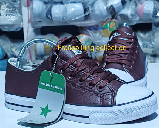 2. Converse all Star - Maroon 100% leather
